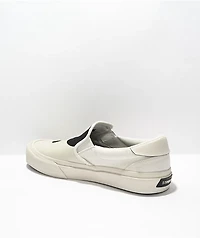 Straye Ventura One Love White & Black Slip-On Skate Shoes
