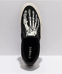 Straye Ventura X-Ray Black & White Slip-On Skate Shoes