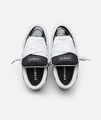 Straye x Blackdope Logan Puff Black Patent Leather Skate Shoes