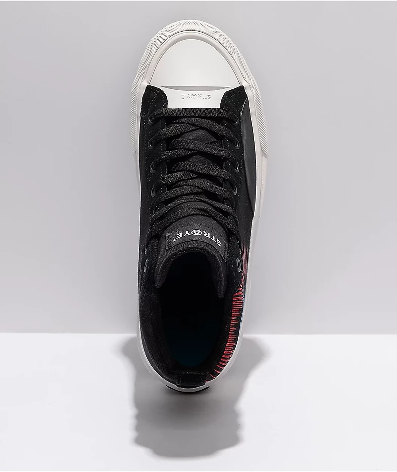 Straye x Zero Venice Our Lady Black High-Top Skate Shoes