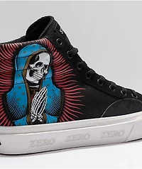 Straye x Zero Venice Our Lady Black High-Top Skate Shoes