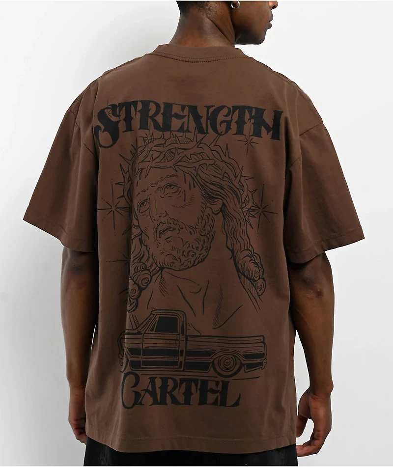 Strength Cartel Culture Brown T-Shirt