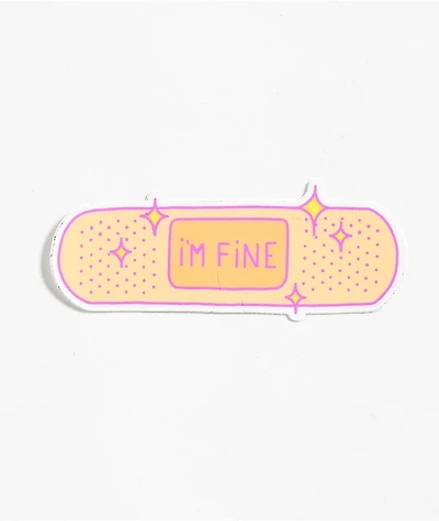 Strike Gently Fine Sticker