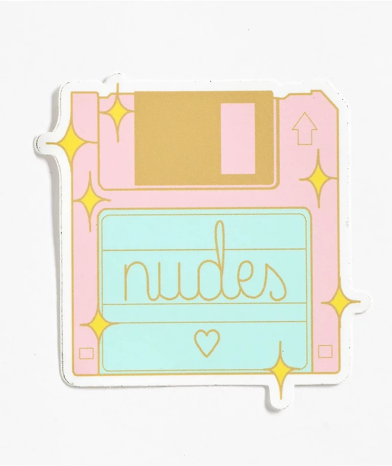 Strike Gently Floppydisk Sticker