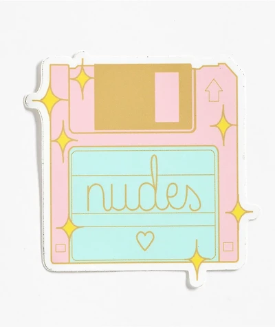 Strike Gently Floppydisk Sticker