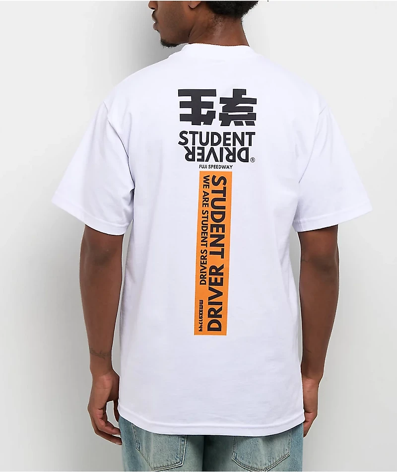 Student Driver Fuji White T-Shirt