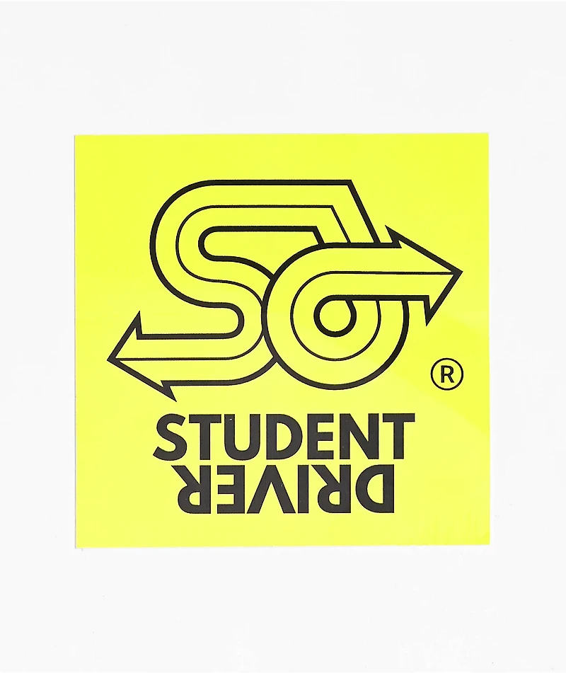 Student Driver Turbo Sticker