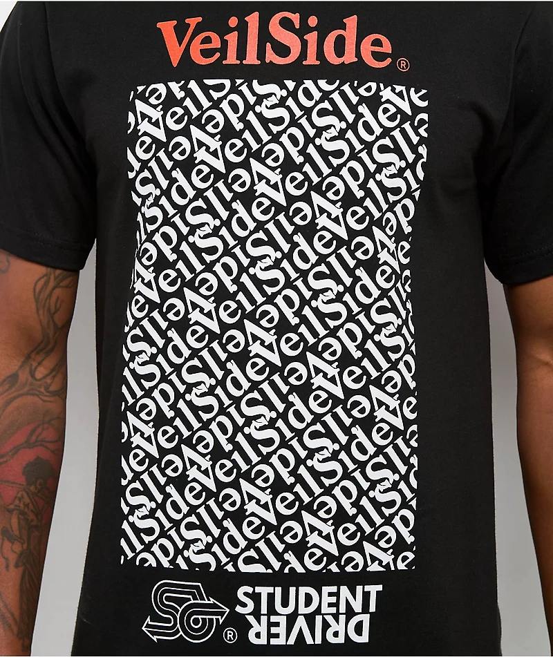 Student Driver x VeilSide V2 Black T-Shirt