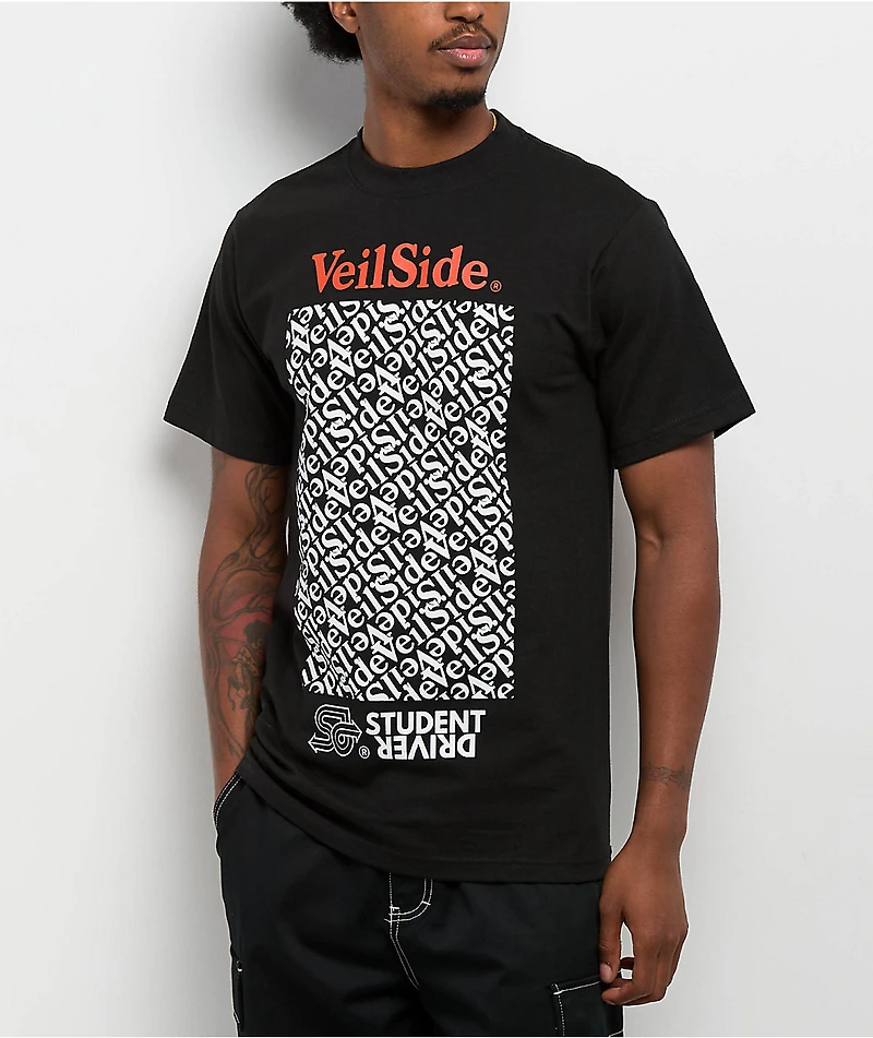 Student Driver x VeilSide V2 Black T-Shirt