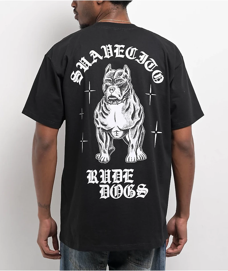 Suavecito Dog Black T-Shirt