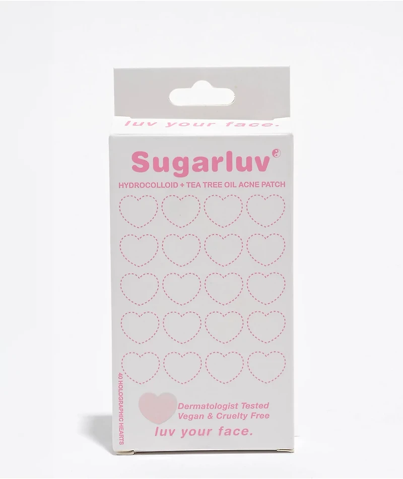 Sugarluv Holographic Heart Hydrocolloid Acne Patch
