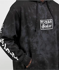 SunCult Trike Black Tie Dye Hoodie
