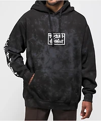 SunCult Trike Black Tie Dye Hoodie
