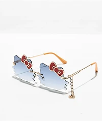 Sunscape x Hello Kitty Grey & Gold Sunglasses