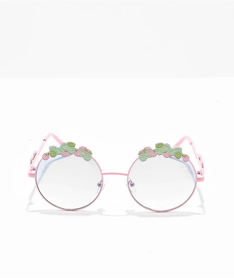 Sunscape x Sanrio Cinnamon Roll Pink Round Sunglasses