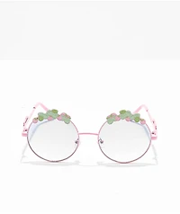 Sunscape x Sanrio Cinnamon Roll Pink Round Sunglasses