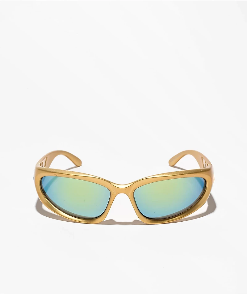 Super Fast Gold Sunglasses