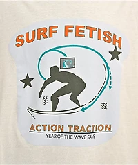 Surf Fetish Action Traction Off White T-Shirt