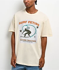 Surf Fetish Action Traction Off White T-Shirt