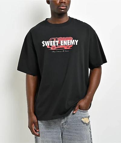 Sweet Enemy Always Delivering Black T-Shirt