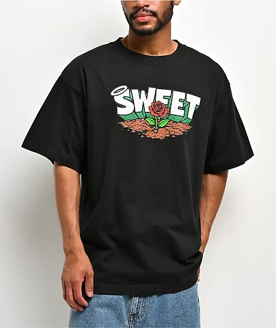 Sweet Enemy Rose Black T-Shirt