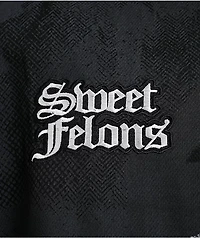 Sweet Felons Black Football Jersey