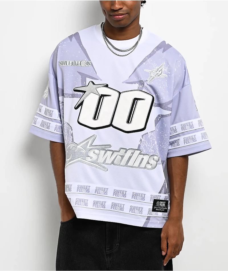 Sweet Felons White Football Jersey
