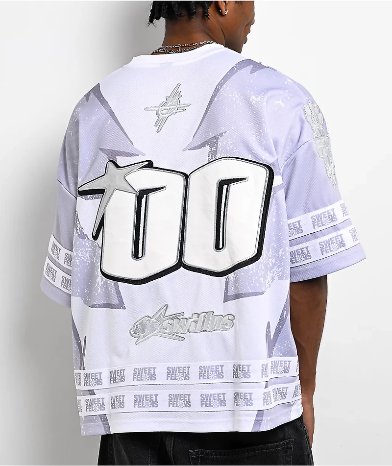 Sweet Felons White Football Jersey