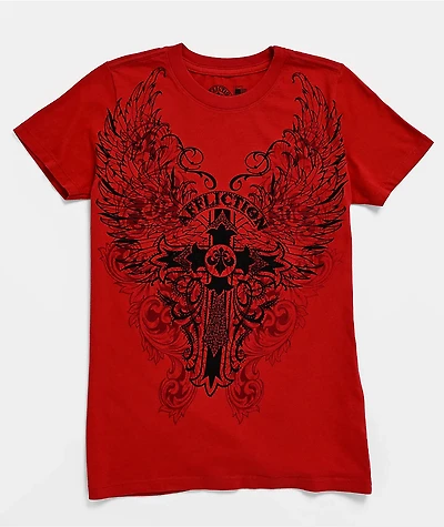 Syndic Rhinestone Red T-Shirt