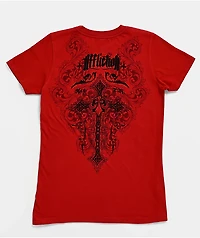 Syndic Rhinestone Red T-Shirt