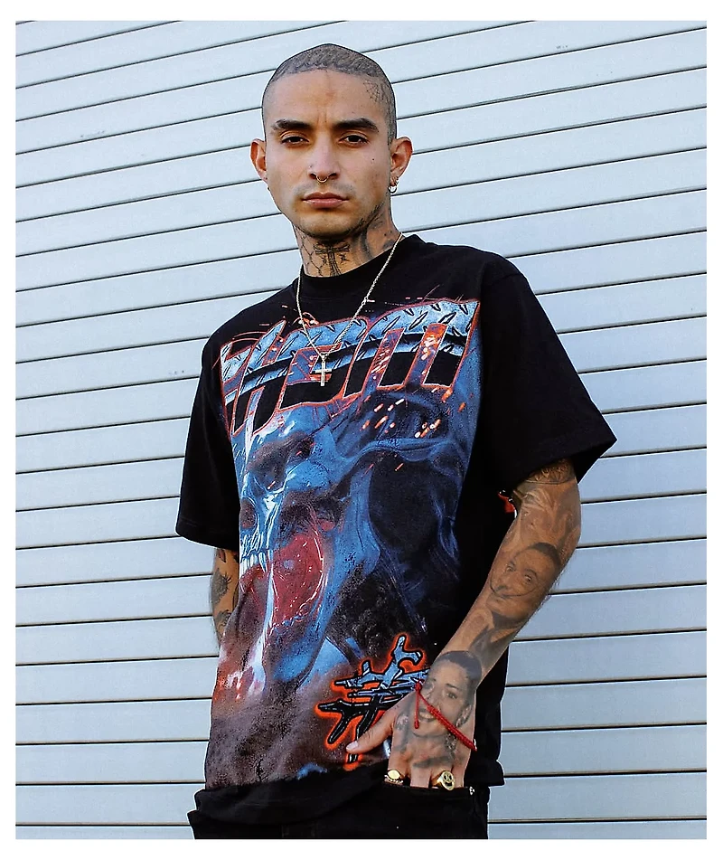TH3M Air Strike Black T-Shirt