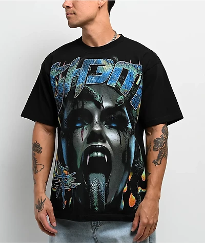TH3M Medusa Black T-Shirt