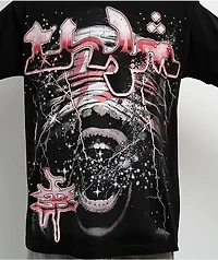 TH3M Mummy Rhinestone Black T-Shirt