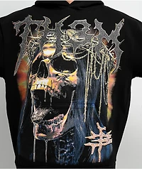 TH3M Royalty Rhinestone Black Hoodie