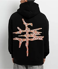 TH3M Royalty Rhinestone Black Hoodie