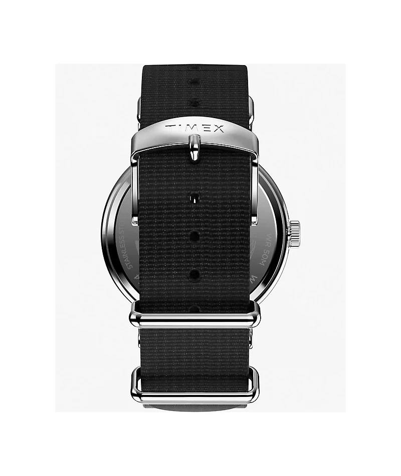 TIMEX Weekender Black & Silver Analog Watch