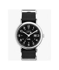 TIMEX Weekender Black & Silver Analog Watch