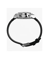 TIMEX x Peanuts Q Chrono Snoopy Silver & Black Analog Watch