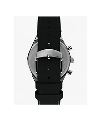TIMEX x Peanuts Q Chrono Snoopy Silver & Black Analog Watch