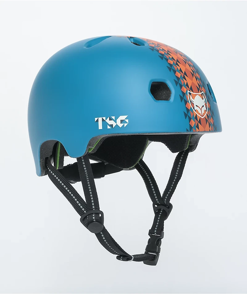 TSG Certified Meta Roots Blue Skateboard Helmet