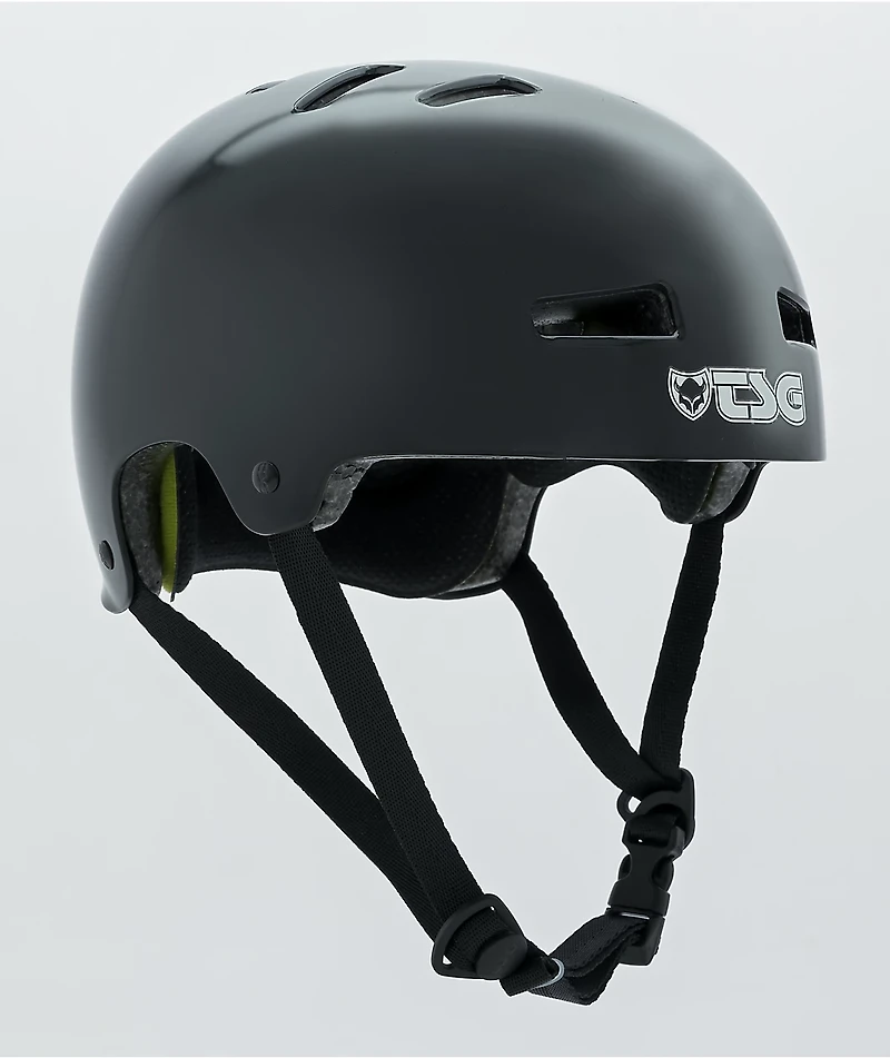 TSG Evolution Injected Black Skateboard Helmet
