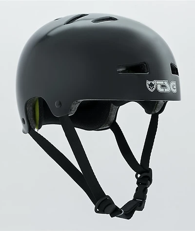 TSG Evolution Injected Black Skateboard Helmet