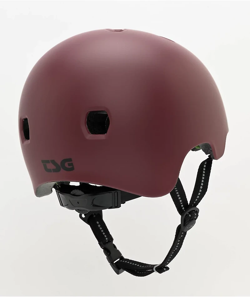 TSG Meta Satin Oxblood Skateboard Helmet