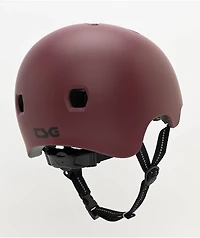 TSG Meta Satin Oxblood Skateboard Helmet