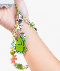 Tamagotchi Kuchipatchi Beaded Wrist Strap Phone Charm