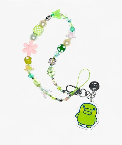 Tamagotchi Kuchipatchi Beaded Wrist Strap Phone Charm