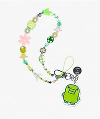 Tamagotchi Kuchipatchi Beaded Wrist Strap Phone Charm