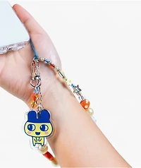 Tamagotchi Mametchi Beaded Wrist Strap Phone Charm