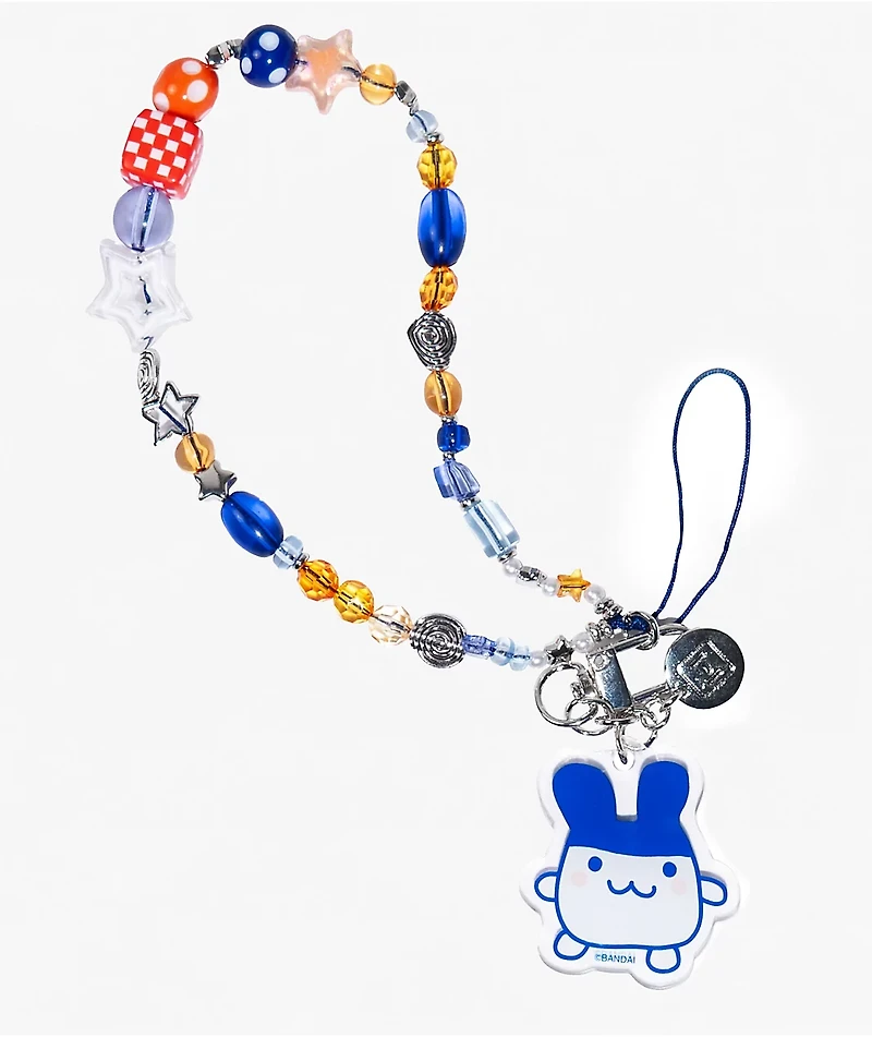 Tamagotchi Mimitchi Beaded Wrist Strap Phone Charm