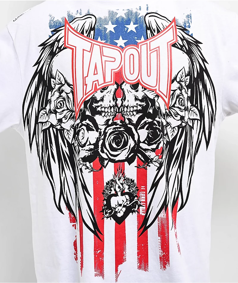 Tapout Patriotic White T-Shirt
